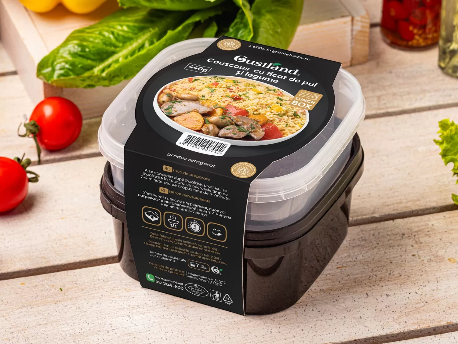 Lunch box Couscous cu ficat de pui si legume 