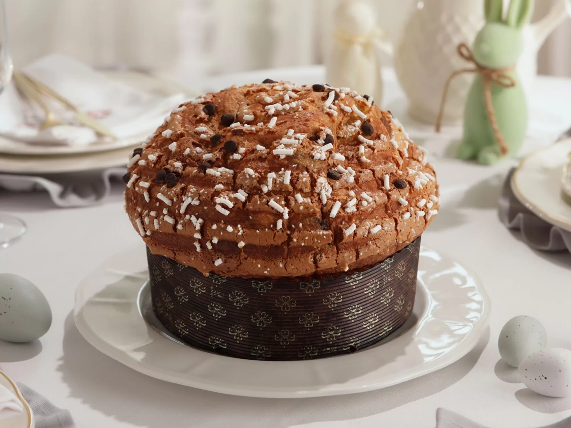 Panettone cu ciocolată și portocale confiate 