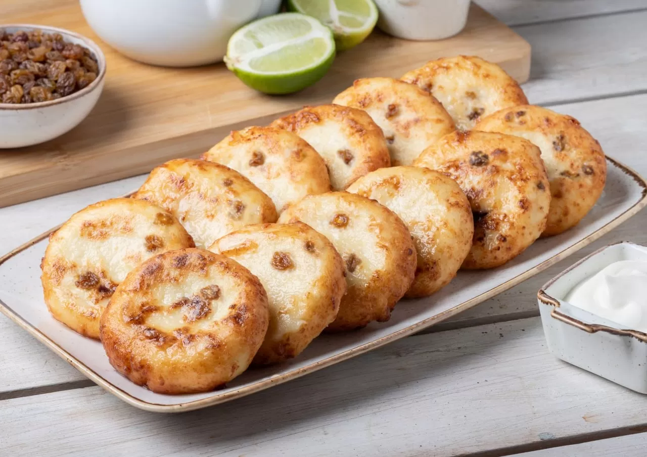 Brânzoaice cu stafide 