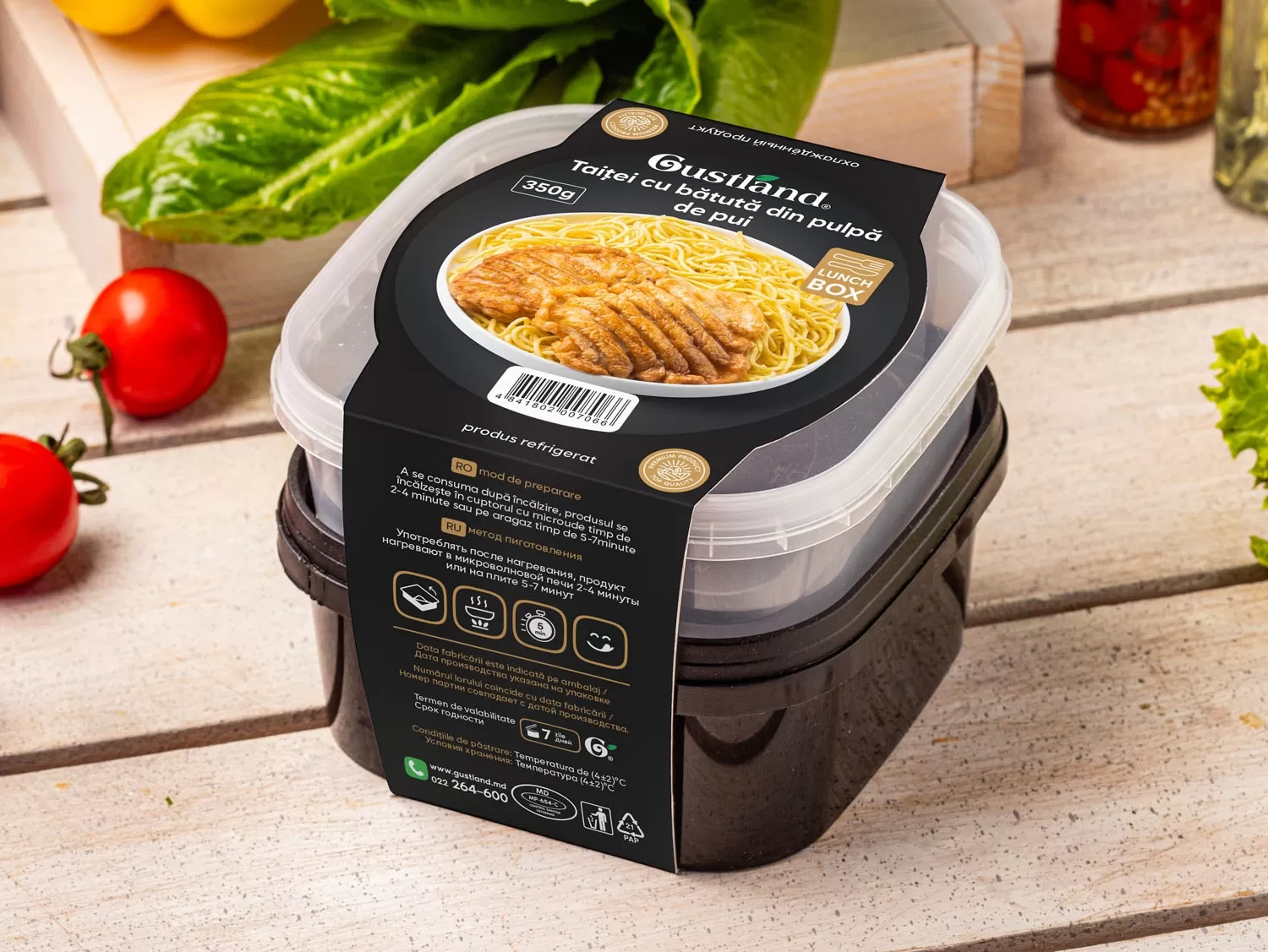 Lunch box Taitei cu batuta din pulpa de pui 