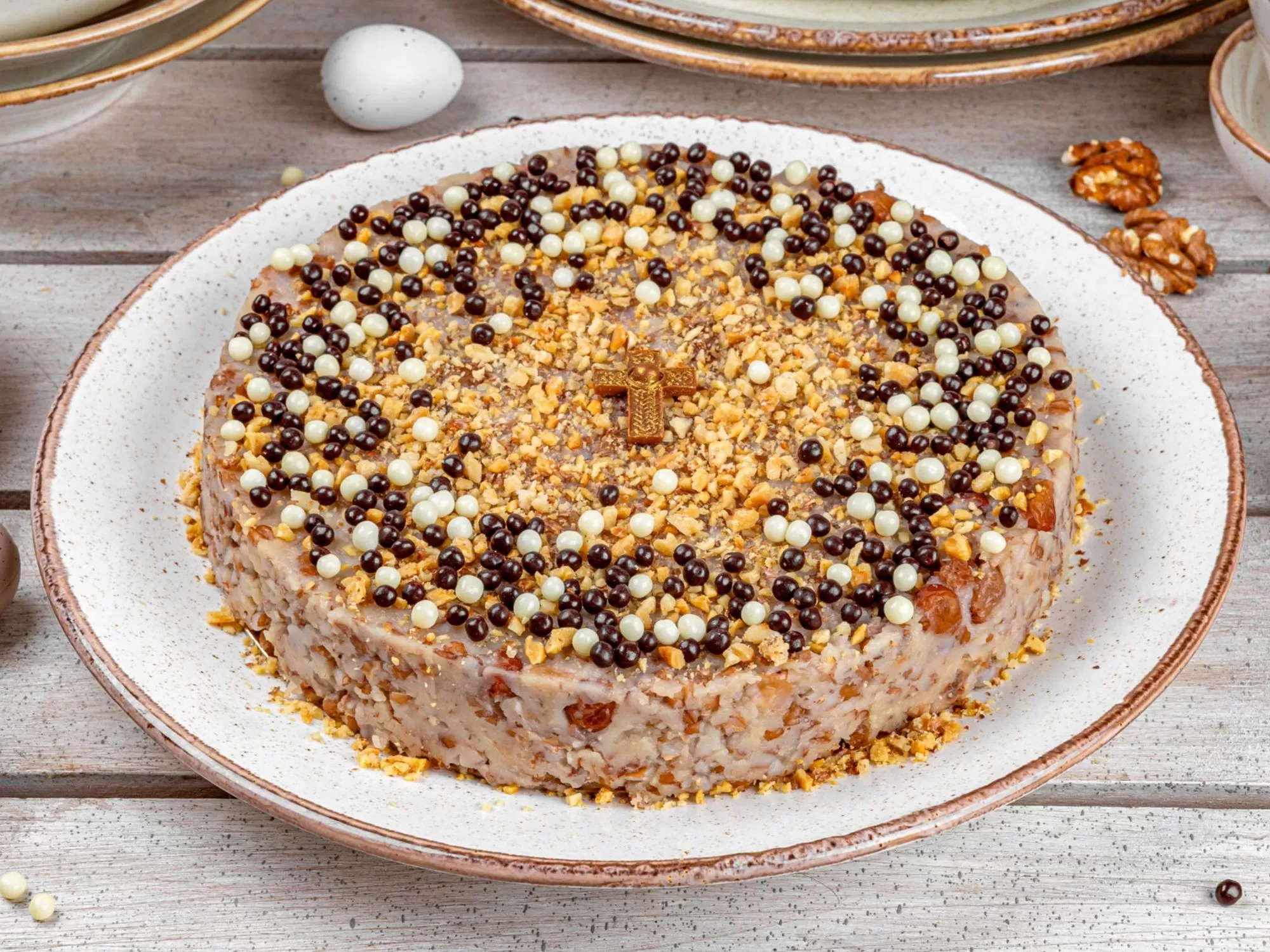 Colivă tradițională cu miere, nuci și stafide Pomenire