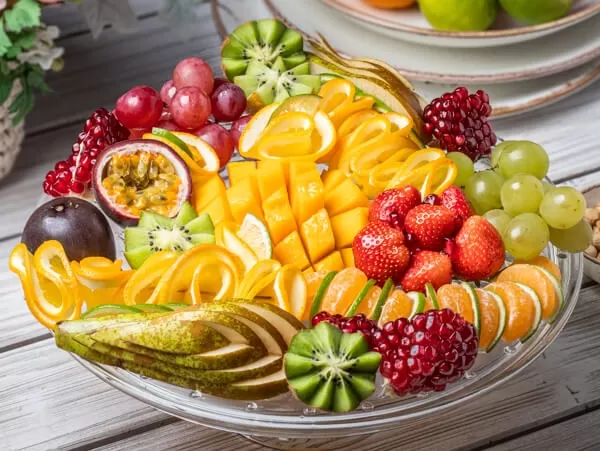Festive fruit platter