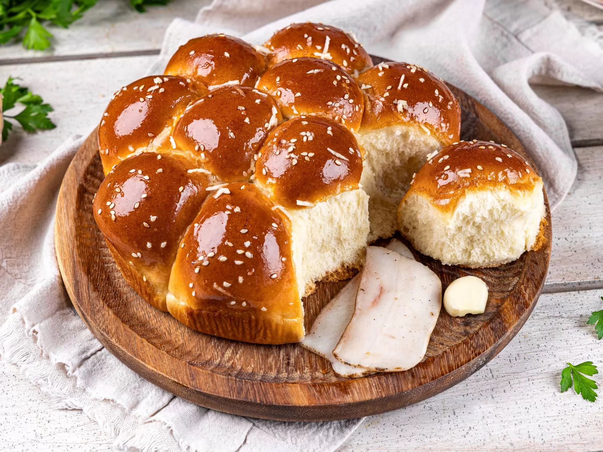 Пампушка с чесноком1