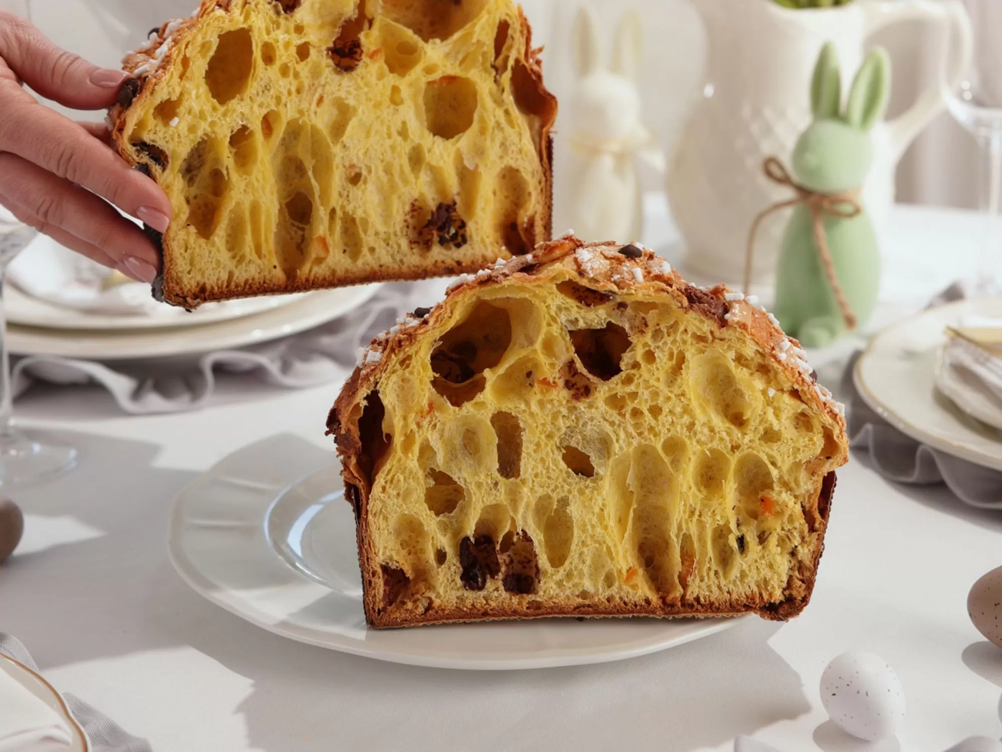 Panettone cu ciocolată și portocale confiate 