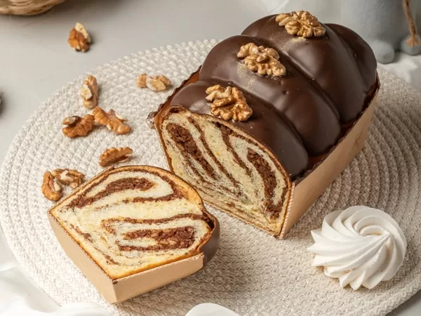 Ruladă cu nuci grecești și Nutella1