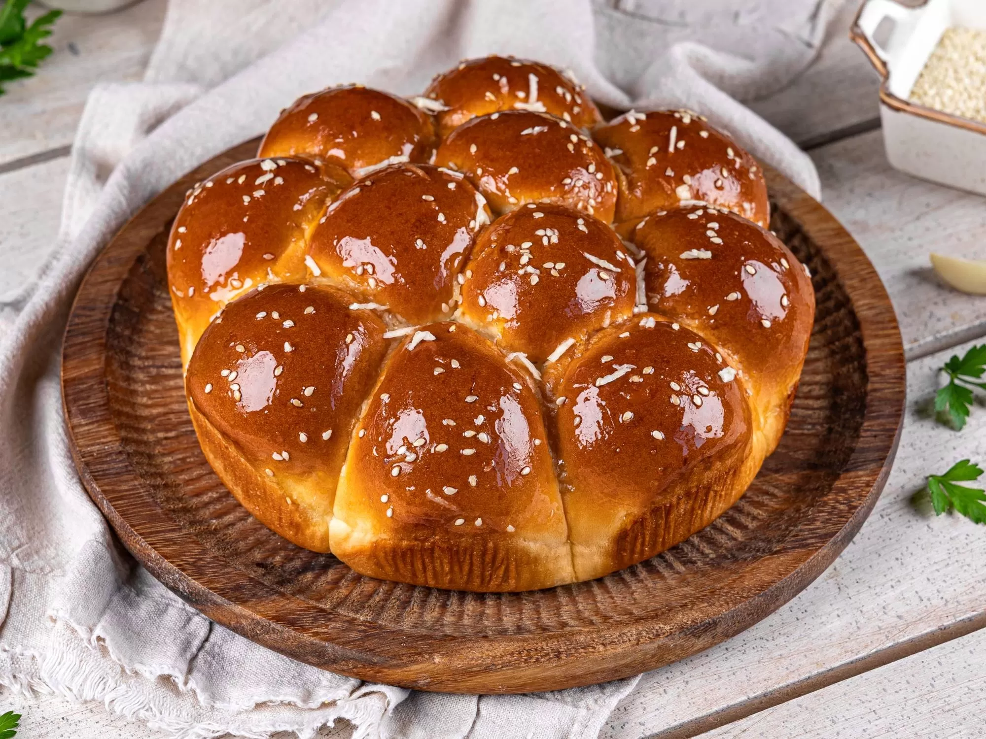 Пампушка с чесноком0