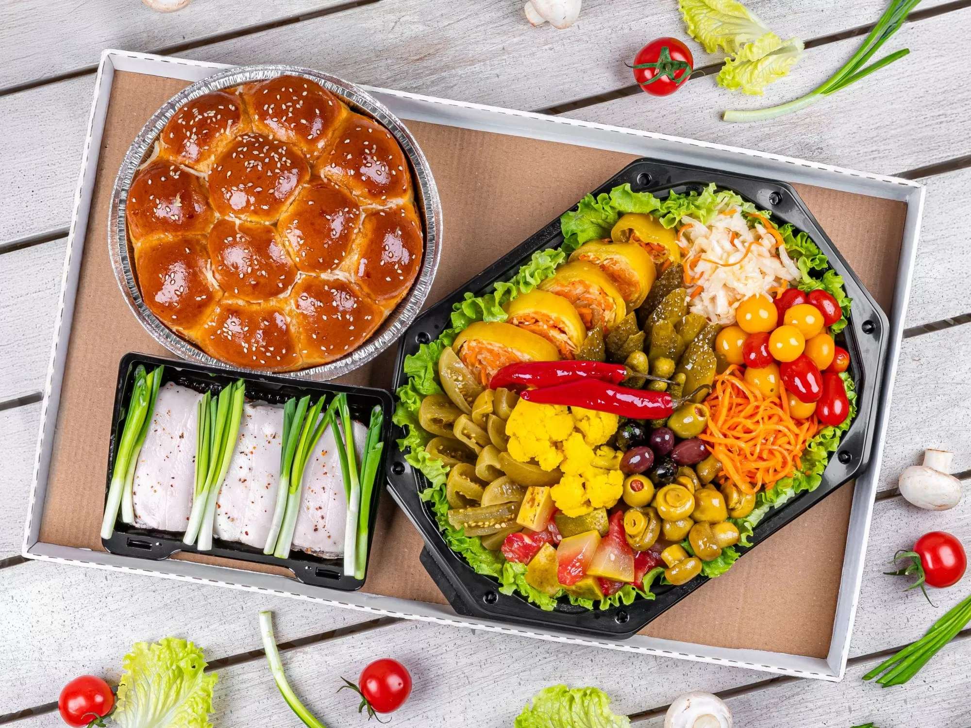 Set de murături cu slănină și pampușcă