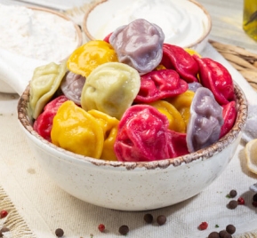 Pelmeni de casă Colorate