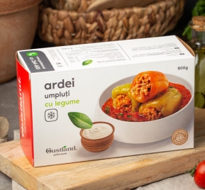 Ardei  umpluți  cu orez și ciuperci 