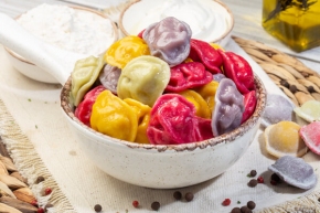 Pelmeni de casă Colorate